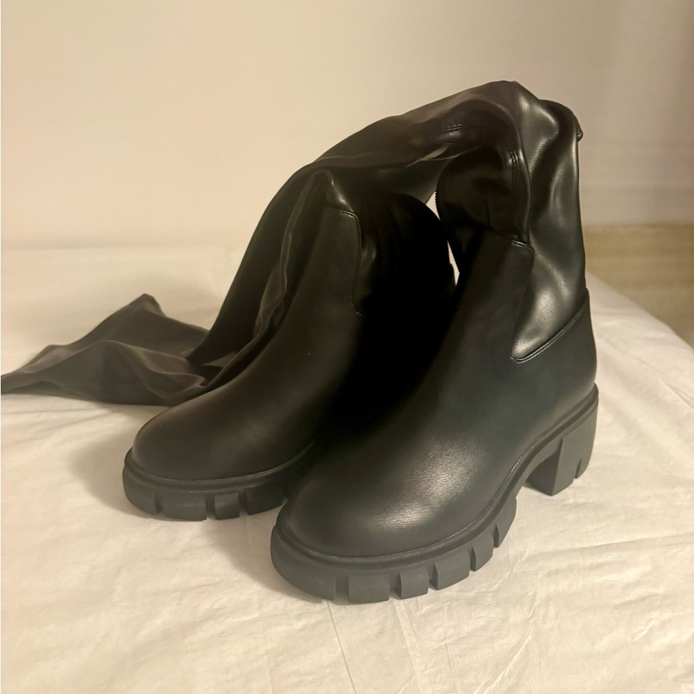 Steven New York Black Over-the-Knee Women's Boots size 8 - Picture 9 of 12